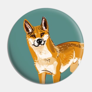 Ginger Desert Dingo Pin