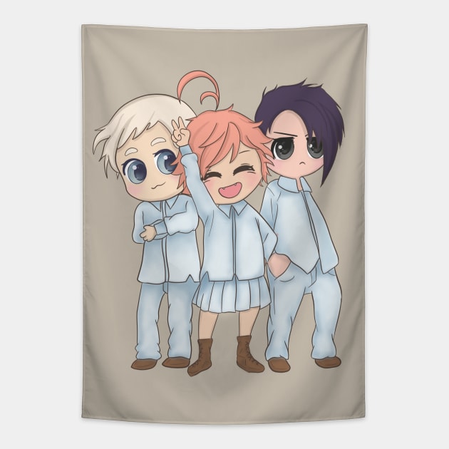 the promised neverland Tapestry by CrazyLife