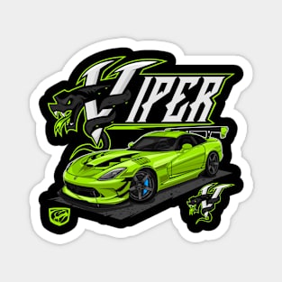 DODGE VIPER SRT 10 (GREEN) Magnet