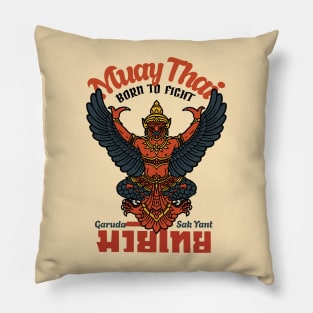 Garuda Muay Thai Vintage Pillow