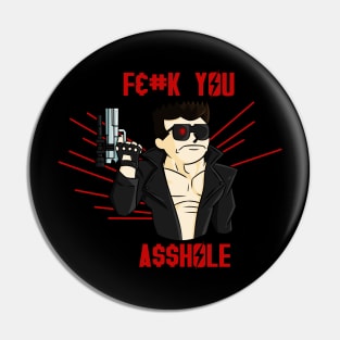 Cyborg From The Future Censored Version Pin