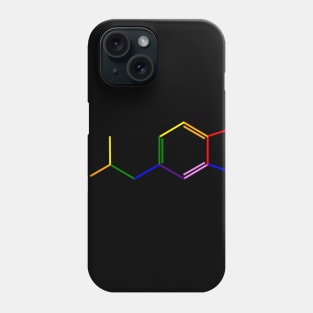 Ecstasy Rainbow Molecule Chemistry Phone Case