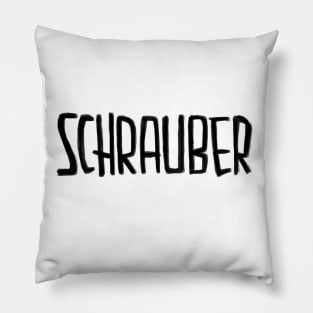 Handwerker, German, Mechaniker: Schrauber Pillow