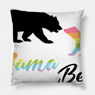 Mama Elephant Mother's Day Gay LGBT Mom Heart Gift Pillow