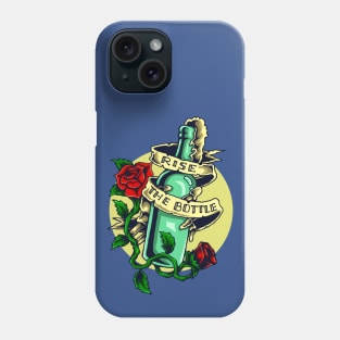 liquor bottle tattoo Phone Case