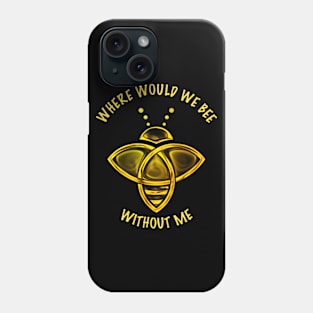 Celtic Knot Honey Bee Phone Case