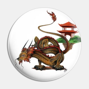 Asian Dragon Pin