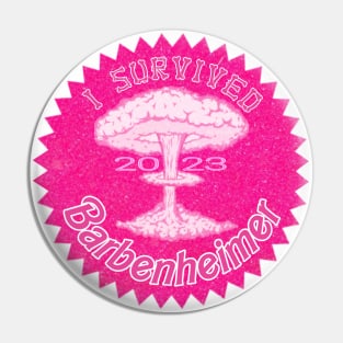 Survived barbenheimer 2023 Pin