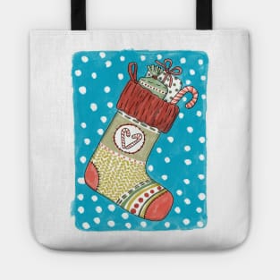 Christmas stocking, Christmas collection Tote