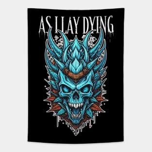 As I lay dying colored skull Tapestry