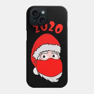 2020 Christmas Gift Masked Santa Claus Phone Case