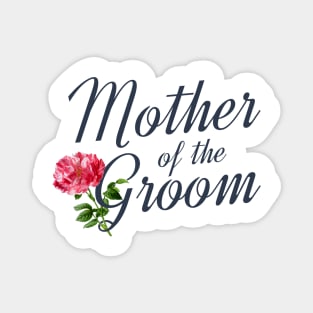Elegant Mother of the Groom Wedding Calligraphy Magnet