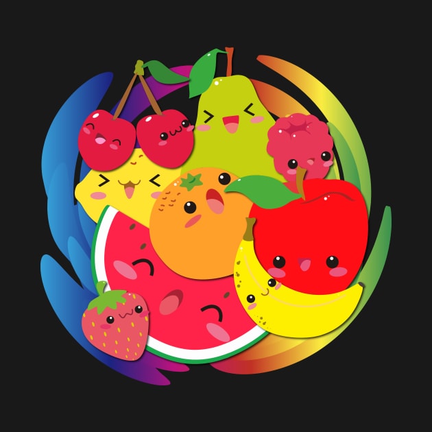 Kawaii Fruits by Arie