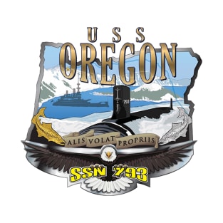 USS Oregon SSN 792 T-Shirt