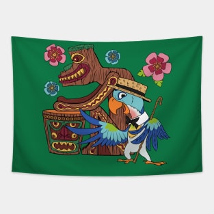 Come See The Tiki Room Tapestry