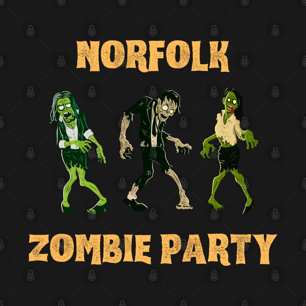 Norfolk Zombie Party by MyriadNorfolk