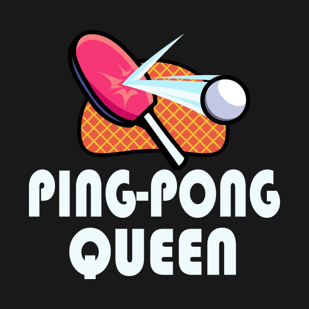 Ping Pong Table Tennis Women Player by Foxxy Merch