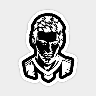 Lionel Messi Line Art Magnet