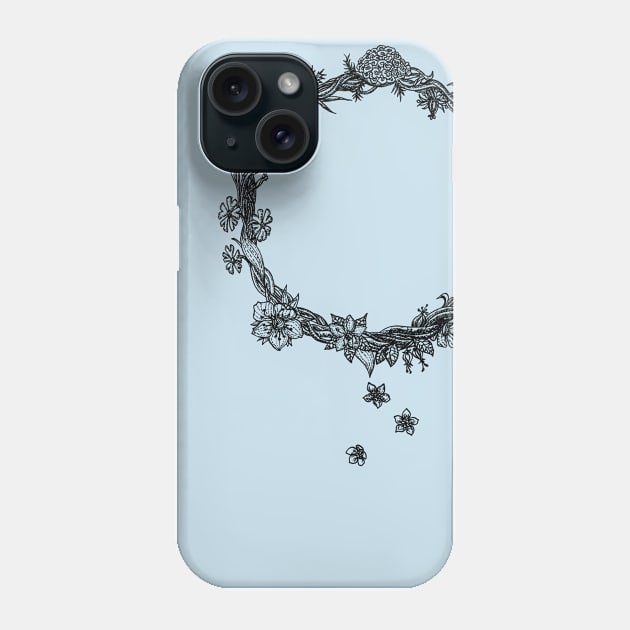 Siberian Flowers Phone Case by Averinartprint