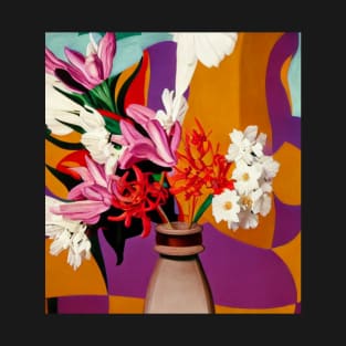 vaso de flores colorido T-Shirt