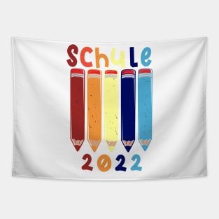 Stifte Schule 2022 Schulbeginn T shirt Tapestry