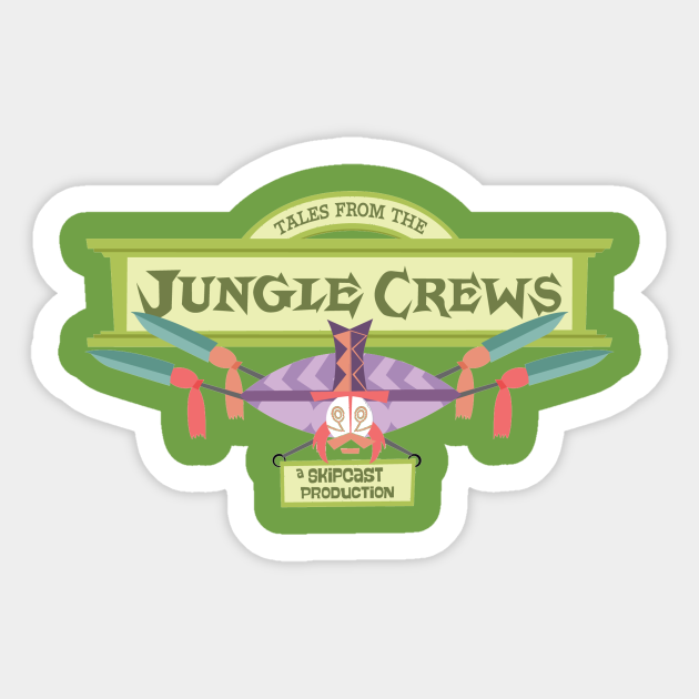 Tales From The Jungle Crews Logo Jungle Cruise Sticker Teepublic