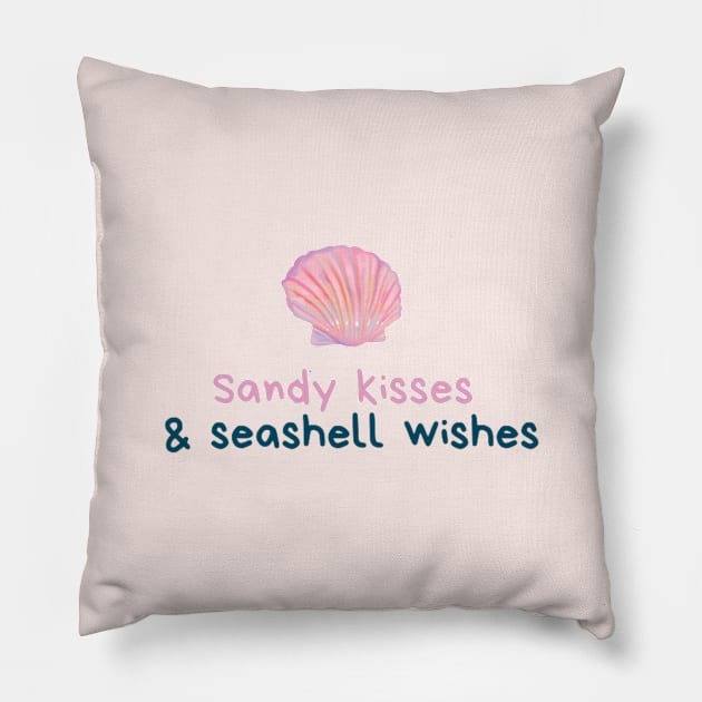 mermaid seashell Pillow by Kikabreu