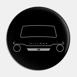 Hillman Super Imp Mark II outline graphic (white) Pin