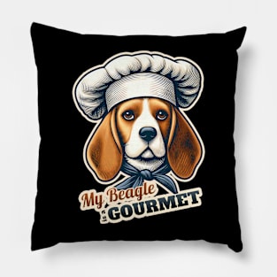 Beagle Chef Pillow