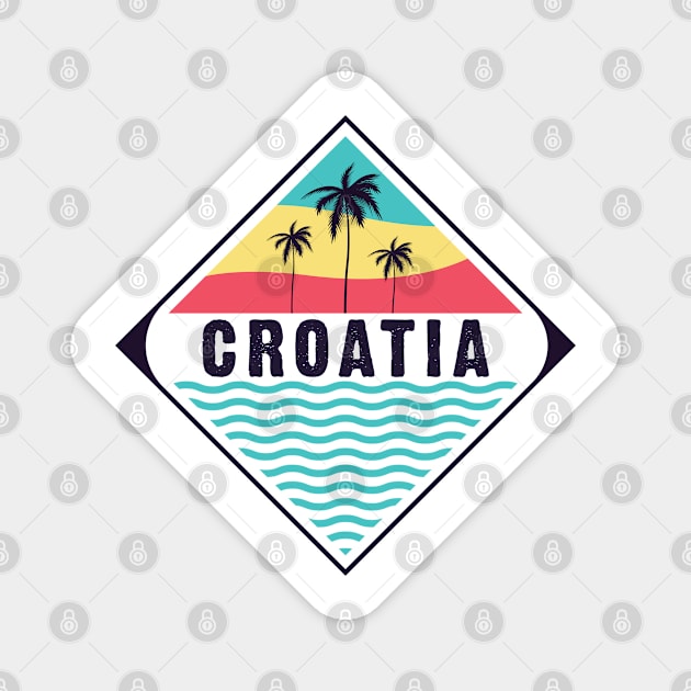 Croatia vibes Magnet by SerenityByAlex