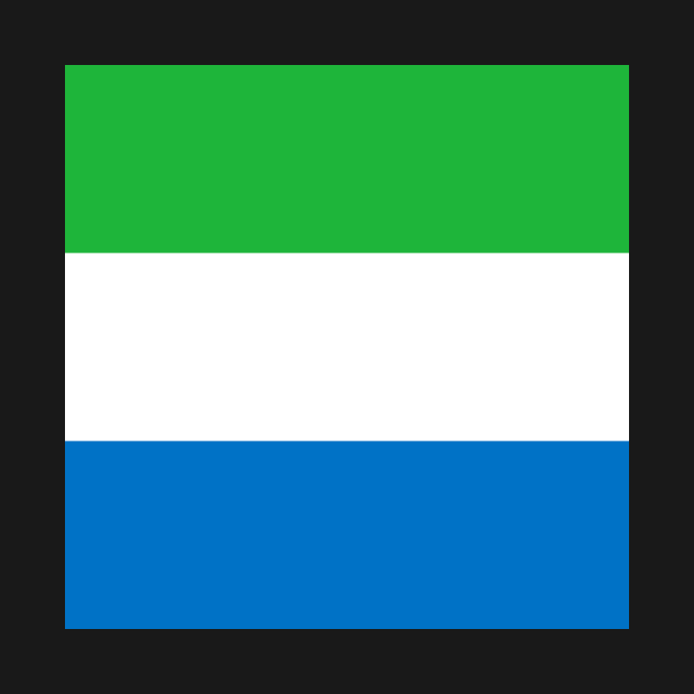 Sierra Leonean flag by flag for all