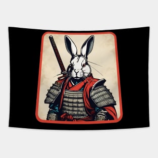 Rabbit Samurai Tapestry