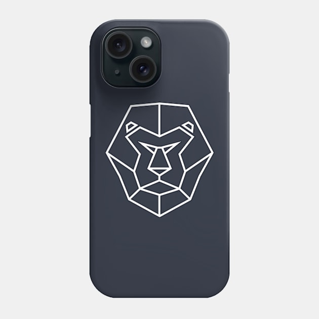 Line-on Lion Phone Case by Phanatique