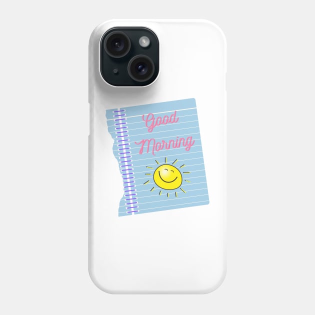 Good Morning Smiley  Sun Phone Case by PedaDesign