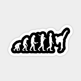 Funny Karate Evolution Gift For Karateka Magnet