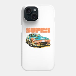 90s retro vintage japanese old school car tokyo race motorsports Phone Case