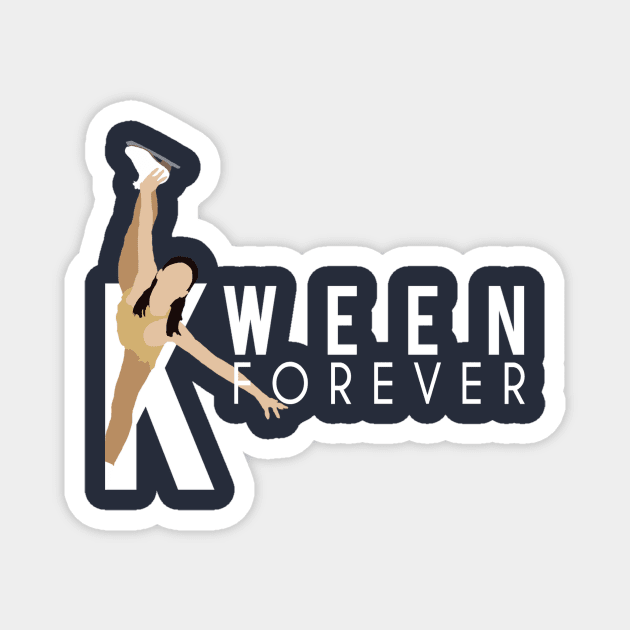 Michelle Kwan "Kween Forever" Minimalistic Shirt Magnet by inabauers