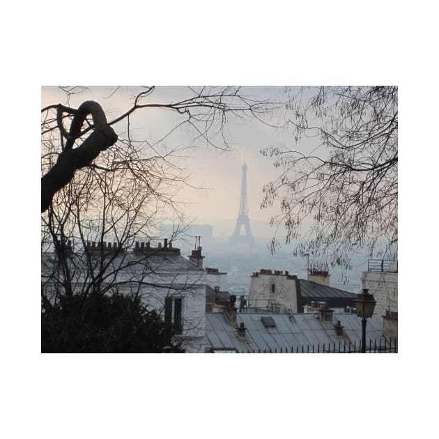 Paris City View from Montmartre by BlackBeret