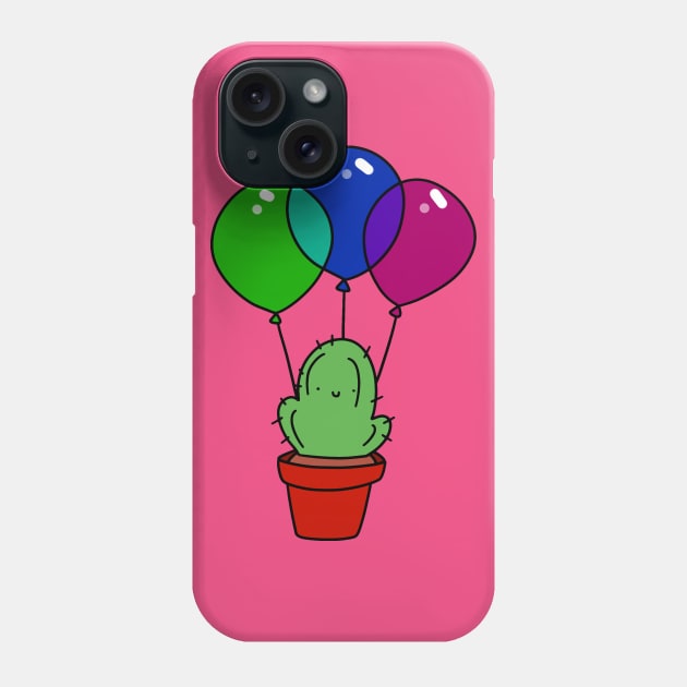 Balloon Cactus Phone Case by saradaboru