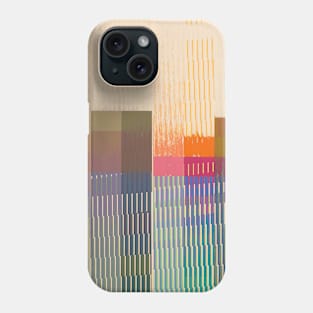 Aesthetic Vector Glitch Skyline Graphic Design Phone Case