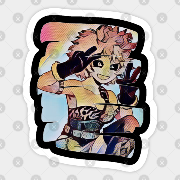 Mina Ashido Pinky My Hero Academia Mina Ashido Pinky Sticker Teepublic Au