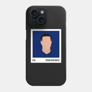 César Azpilicueta Minimalistic Camera Film Phone Case