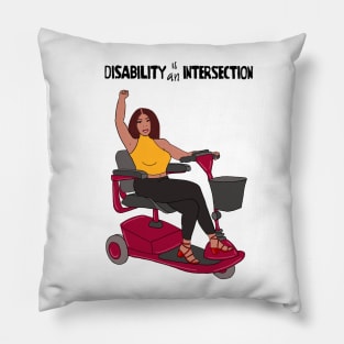 Disability Is An Intersection Scooter Pillow