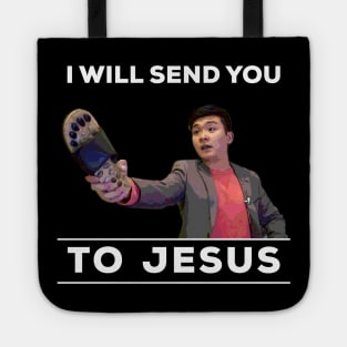 I will send you to Jesus (colored) Tote