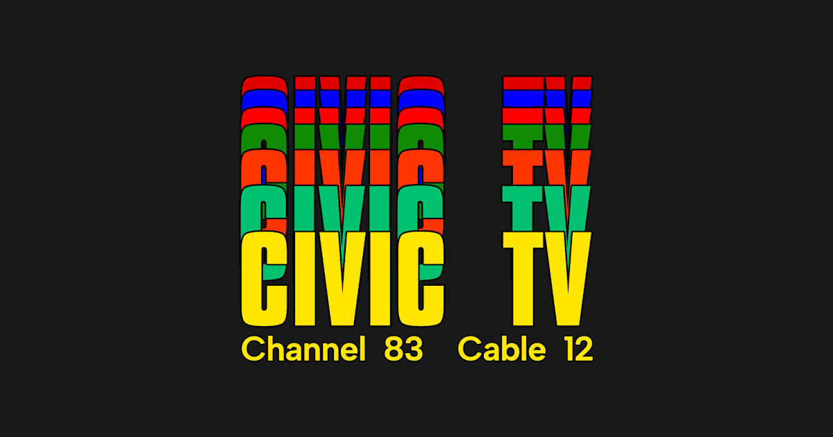 T-Shirt Videodrome – Civic TV – Cult Anni 80 – Horror Fantascienza – Nuova
