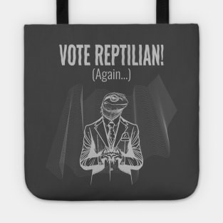 Vote Reptilian (Dark version) Tote