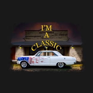 I'm a Classic - American Classic Nova Sedan with American Flag T-Shirt