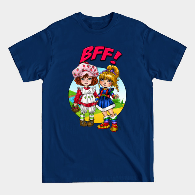 Disover Bff 80s - Rainbow Brite Strawberry Shortcake - T-Shirt