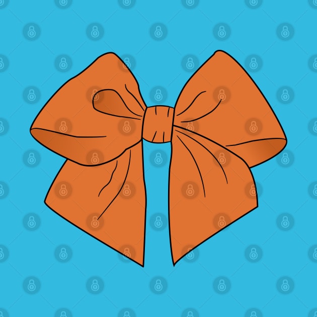 Pumpkin Vector Bow by LozMac