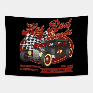 Hot Rod Bandit Rockabilly Tapestry